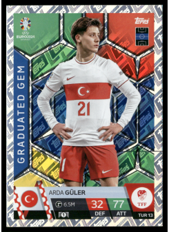 Arda Güler, Kartička, Topps Match Attax UEFA EURO 2024, BASE