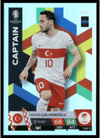 Hakan Çalhanoğlu, Kartička, Topps Match Attax UEFA EURO 2024, BASE Hakan Çalhanoğlu, Kartička, Topps Match Attax UEFA EURO 2024, BASE