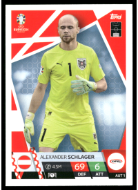 Alexander Schlager, Kartička, Topps Match Attax UEFA EURO 2024, BASE