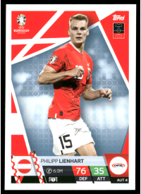 Philipp Lienhart, Kartička, Topps Match Attax UEFA EURO 2024, BASE