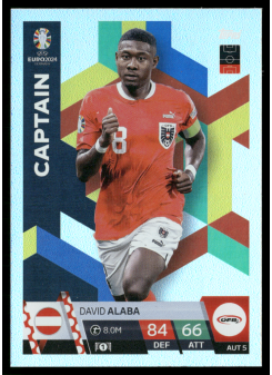 David Alaba, Kartička, Topps Match Attax UEFA EURO 2024, BASE