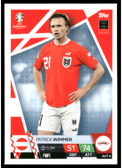 Patrick Wimmer, Kartička, Topps Match Attax UEFA EURO 2024, BASE