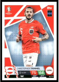 Christopher Trimmel, Kartička, Topps Match Attax UEFA EURO 2024, BASE Christopher Trimmel, Kartička, Topps Match Attax UEFA EURO 2024, BASE