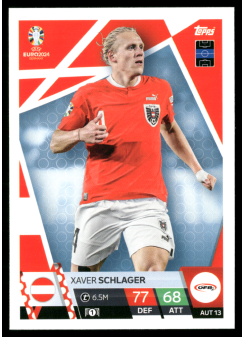 Xaver Schlager, Kartička, Topps Match Attax UEFA EURO 2024, BASE
