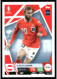 Konrad Laimer, Kartička, Topps Match Attax UEFA EURO 2024, BASE