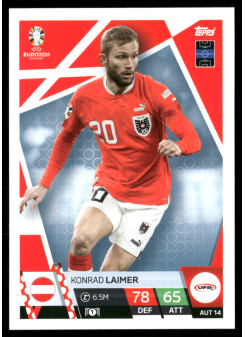 Konrad Laimer, Kartička, Topps Match Attax UEFA EURO 2024, BASE
