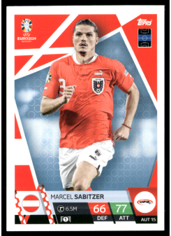 Marcel Sabitzer, Kartička, Topps Match Attax UEFA EURO 2024, BASE