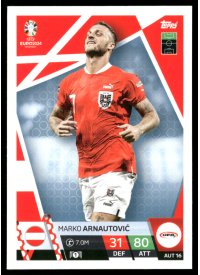Marko Arnautović, Kartička, Topps Match Attax UEFA EURO 2024, BASE