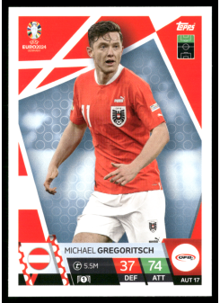 Michael Gregoritsch, Kartička, Topps Match Attax UEFA EURO 2024, BASE