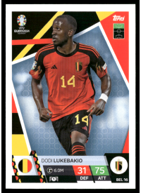 Dodi Lukebakio, Kartička, Topps Match Attax UEFA EURO 2024, BASE