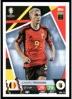 Leandro Trossard, Kartička, Topps Match Attax UEFA EURO 2024, BASE