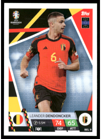 Leander Dendoncker, Kartička, Topps Match Attax UEFA EURO 2024, BASE