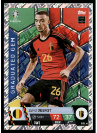 Zeno Debast, Kartička, Topps Match Attax UEFA EURO 2024, BASE