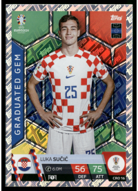 Luka Sučić, Kartička, Topps Match Attax UEFA EURO 2024, BASE