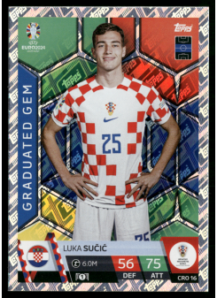 Luka Sučić, Kartička, Topps Match Attax UEFA EURO 2024, BASE