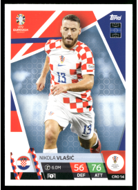 Nikola Vlašić, Kartička, Topps Match Attax UEFA EURO 2024, BASE