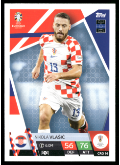 Nikola Vlašić, Kartička, Topps Match Attax UEFA EURO 2024, BASE