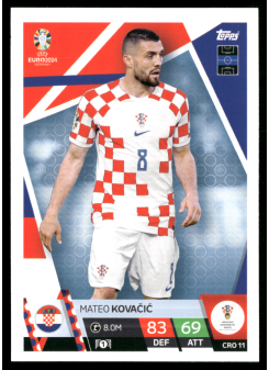 Mateo Kovačić, Kartička, Topps Match Attax UEFA EURO 2024, BASE