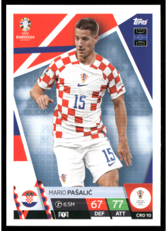 Mario Pašalić, Kartička, Topps Match Attax UEFA EURO 2024, BASE