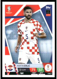 Martin Erlić, Kartička, Topps Match Attax UEFA EURO 2024, BASE