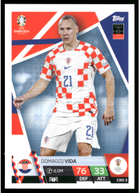 Domagoj Vida, Kartička, Topps Match Attax UEFA EURO 2024, BASE