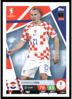 Domagoj Vida, Kartička, Topps Match Attax UEFA EURO 2024, BASE