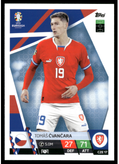 Tomáš Čvančara, Kartička, Topps Match Attax UEFA EURO 2024, BASE
