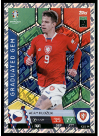 Adam Hložek, Kartička, Topps Match Attax UEFA EURO 2024, BASE