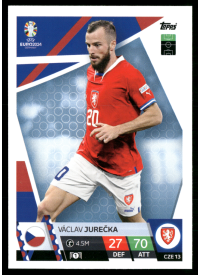 Václav Jurečka, Kartička, Topps Match Attax UEFA EURO 2024, BASE