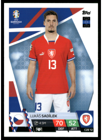 Lukáš Sadílek, Kartička, Topps Match Attax UEFA EURO 2024, BASE