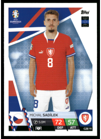 Michal Sadílek, Kartička, Topps Match Attax UEFA EURO 2024, BASE