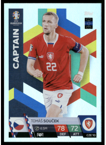 Tomáš Souček, Kartička, Topps Match Attax UEFA EURO 2024, BASE