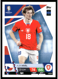 Alex Král, Kartička, Topps Match Attax UEFA EURO 2024, BASE