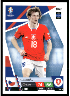 Alex Král, Card, Topps Match Attax UEFA EURO 2024, BASE