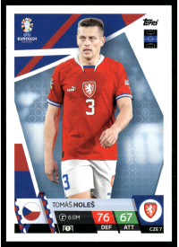 Tomáš Holeš, Kartička, Topps Match Attax UEFA EURO 2024, BASE