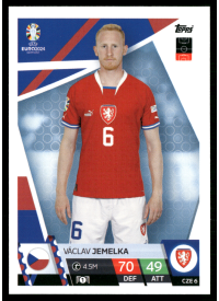 Václav Jemelka, Kartička, Topps Match Attax UEFA EURO 2024, BASE