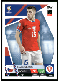 David Jurásek, Kartička, Topps Match Attax UEFA EURO 2024, BASE