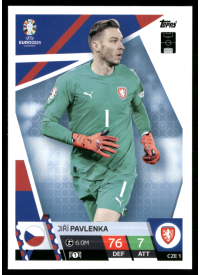 Jiří Pavlenka, Kartička, Topps Match Attax UEFA EURO 2024, BASE
