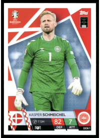 Kasper Schmeichel, Kartička, Topps Match Attax UEFA EURO 2024, BASE