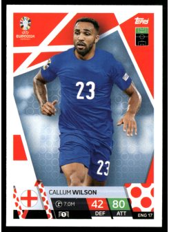 Callum Wilson, Kartička, Topps Match Attax UEFA EURO 2024, BASE