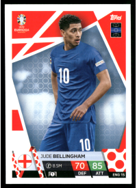 Jude Bellingham, Kartička, Topps Match Attax UEFA EURO 2024, BASE