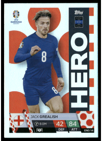 Jack Grealish, Kartička, Topps Match Attax UEFA EURO 2024, BASE
