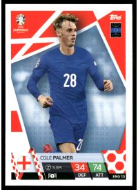 Cole Palmer, Kartička, Topps Match Attax UEFA EURO 2024, BASE