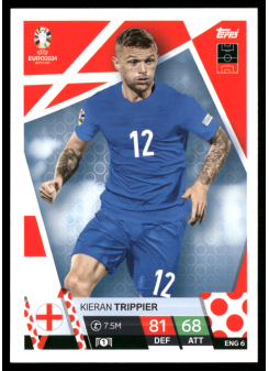 Kieran Trippier, Kartička, Topps Match Attax UEFA EURO 2024, BASE