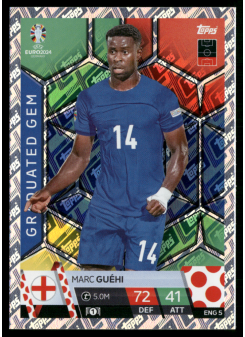 Marc Guéhi, Kartička, Topps Match Attax UEFA EURO 2024, BASE