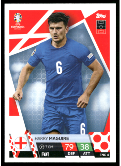 Harry Maguire, Kartička, Topps Match Attax UEFA EURO 2024, BASE
