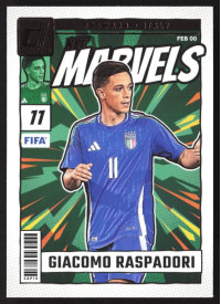 Giacomo Raspadori, Kartička, Panini Donruss Soccer 2024-25