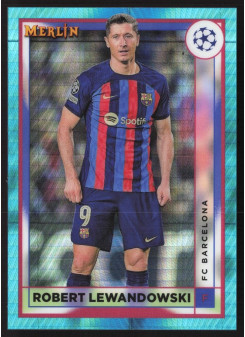 Robert Lewandowski, Kartička, Topps Merlin Chrome UEFA Club Competitions 2022-2023, BASE