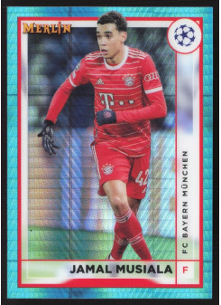 Jamal Musiala, Kartička, Topps Merlin Chrome UEFA Club Competitions 2022-2023, BASE