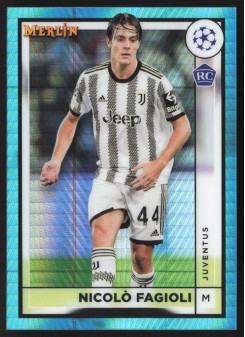 Nicolo Fagioli, Kartička, Topps Merlin Chrome UEFA Club Competitions 2022-2023, BASE